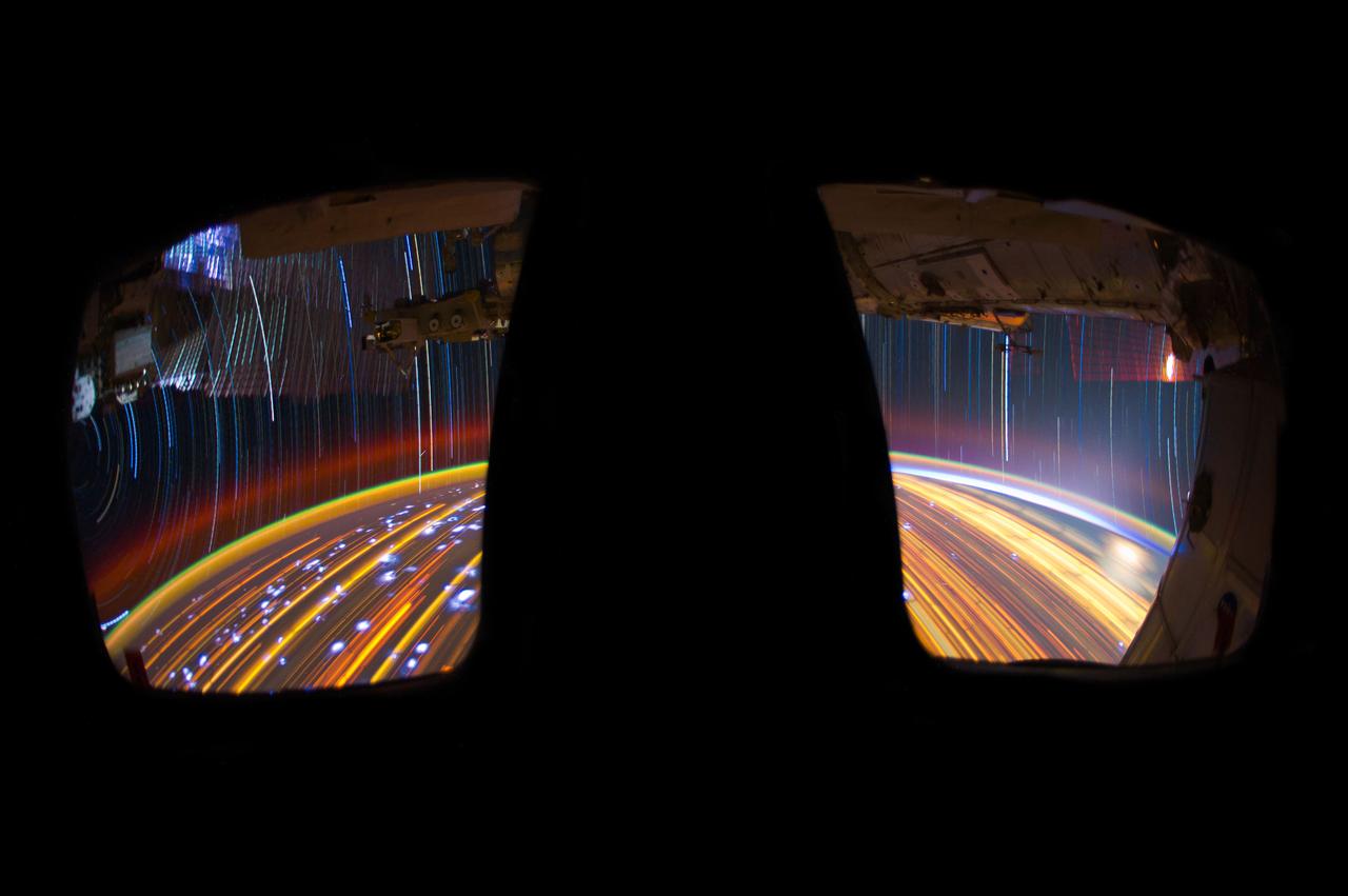 ISS030 star trail composite using iss030e158947 thru iss030e158992