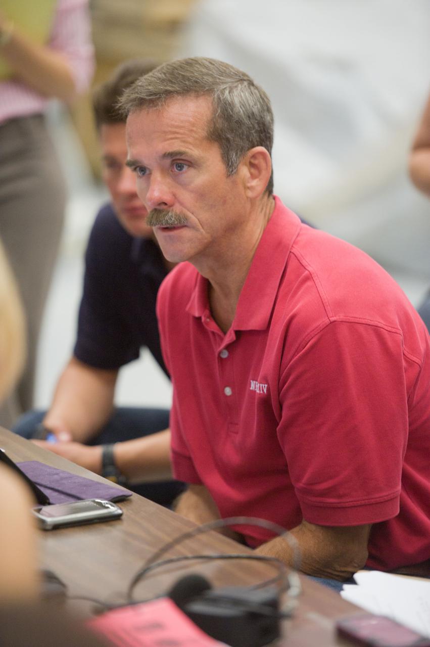 Emergency Scenarios training for the joint Soyuz 33 and Soyuz 34 crew training (Expedition 35).  Photo Date: August 2, 2012.  Location: Bldg. 9NW - ISS Mockups.  Photographer: Robert Markowitz