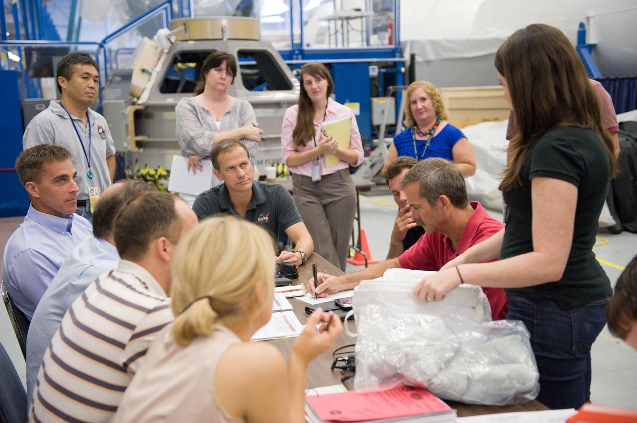 Emergency Scenarios training for the joint Soyuz 33 and Soyuz 34 crew training (Expedition 35).  Photo Date: August 2, 2012.  Location: Bldg. 9NW - ISS Mockups.  Photographer: Robert Markowitz