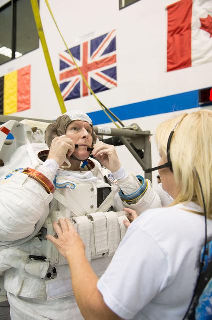 NASA image: EVA Skills training in the NBL