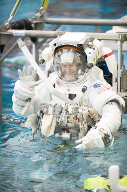 NASA image: EVA Skills training in the NBL