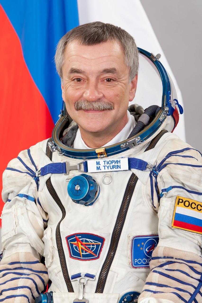 Official GCTC Portrait of Expedition 38/39 Soyuz Commander Mikhail Tyurin Photo credit:  Gagarin Cosmonaut Training Center