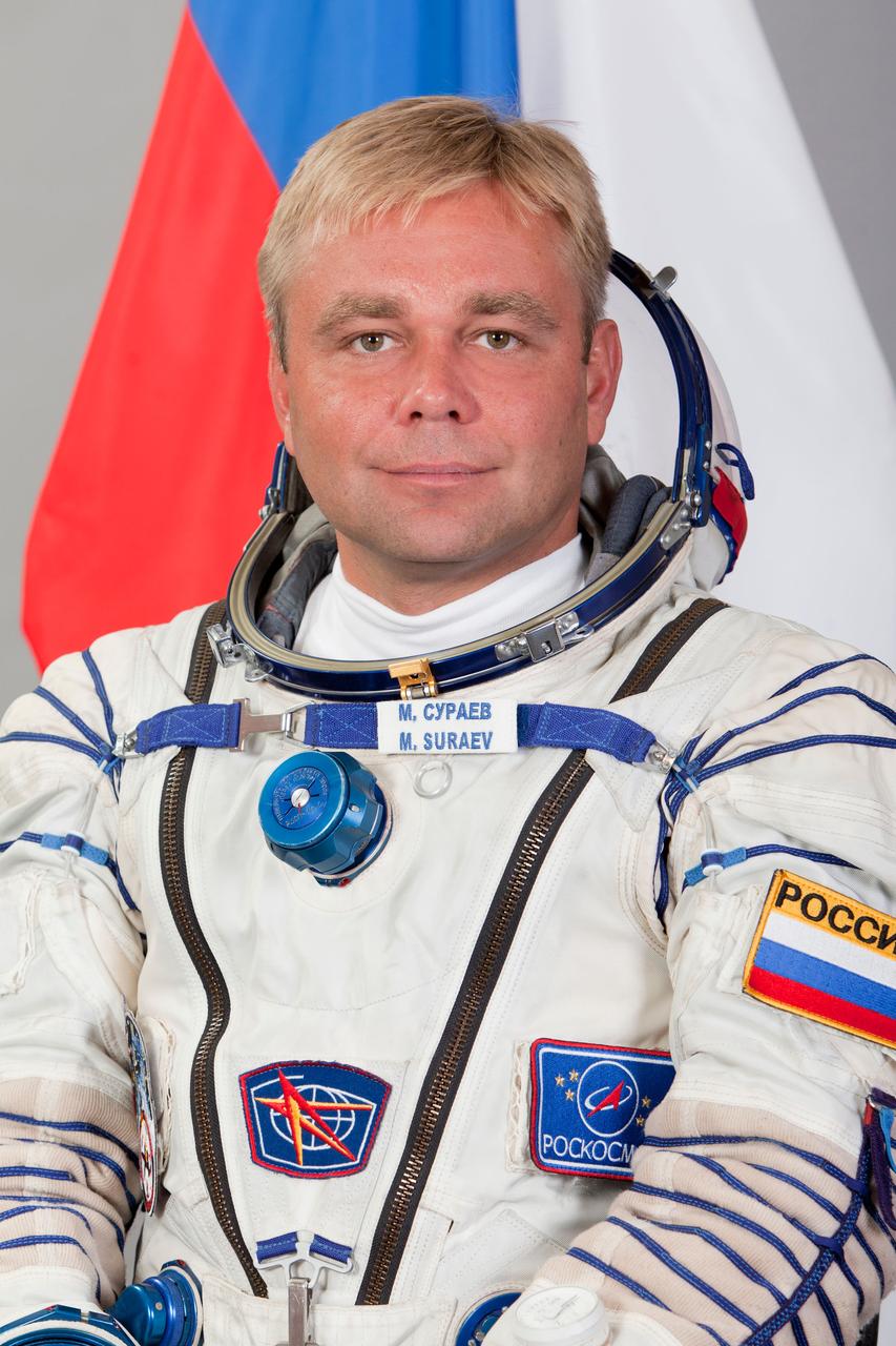 Official GCTC portrait of Expedition 38/39 backup Soyuz Commander Max Suraev Photo credit:  Gagarin Cosmonaut Training Center