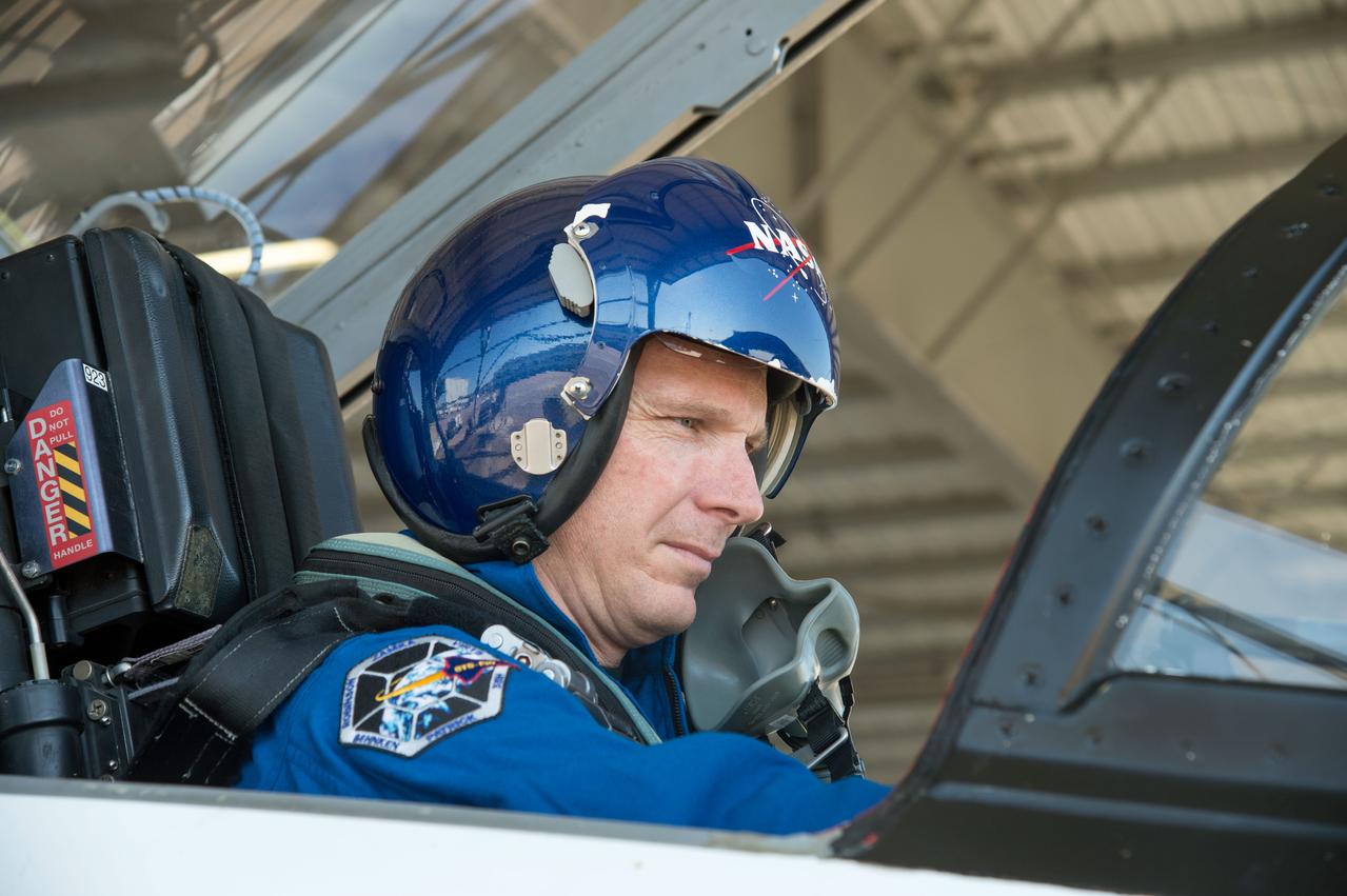 Expedition 43 Commander (Soyuz 41) astronaut Terry Virts during his T-38 Ops flight at Ellington Field. Photo Date: October 22, 2013. Location: Ellington Field - Hangar 276. Photographer: Robert Markowitz
