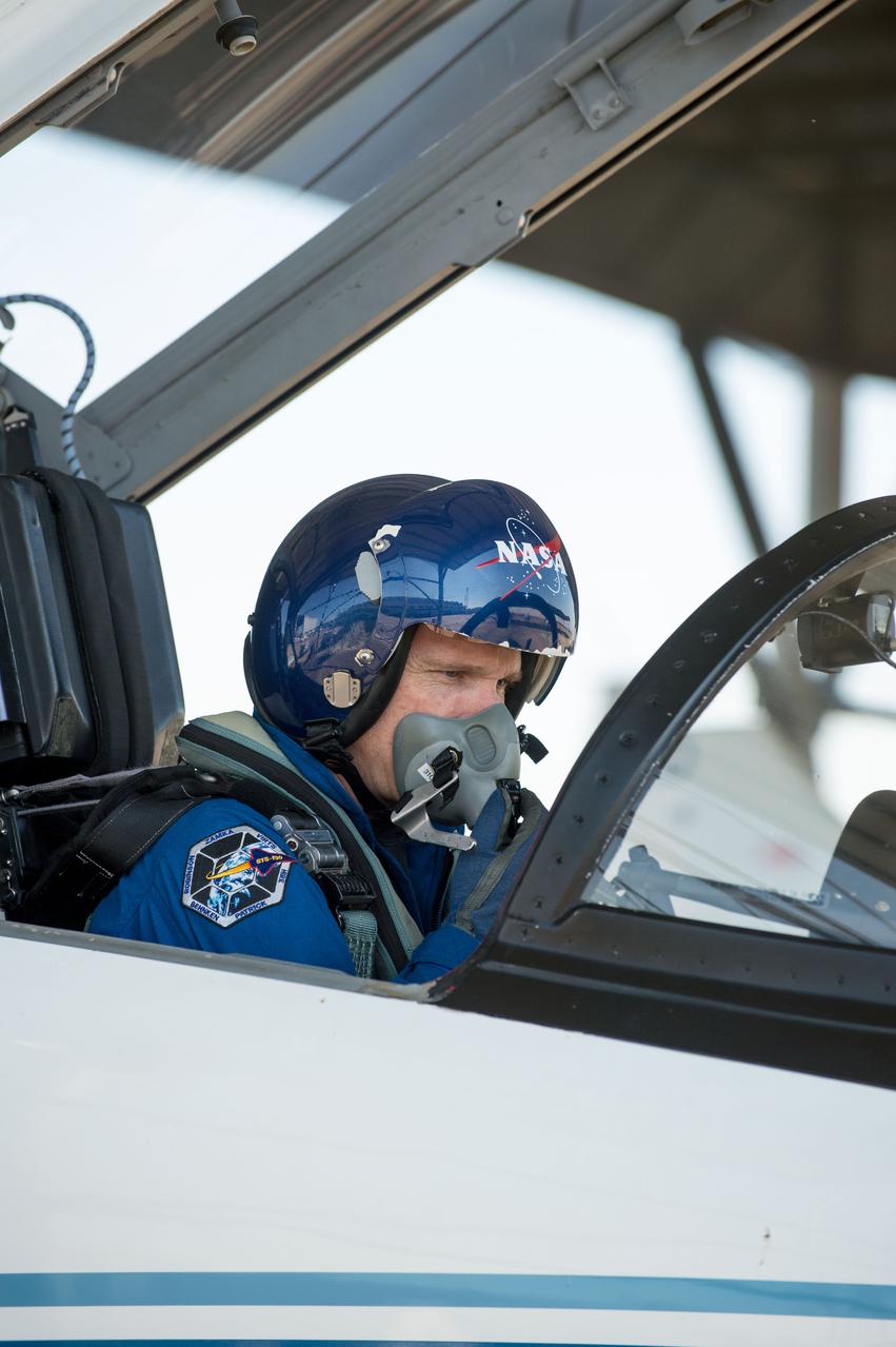 Expedition 43 Commander (Soyuz 41) astronaut Terry Virts during his T-38 Ops flight at Ellington Field. Photo Date: October 22, 2013. Location: Ellington Field - Hangar 276. Photographer: Robert Markowitz
