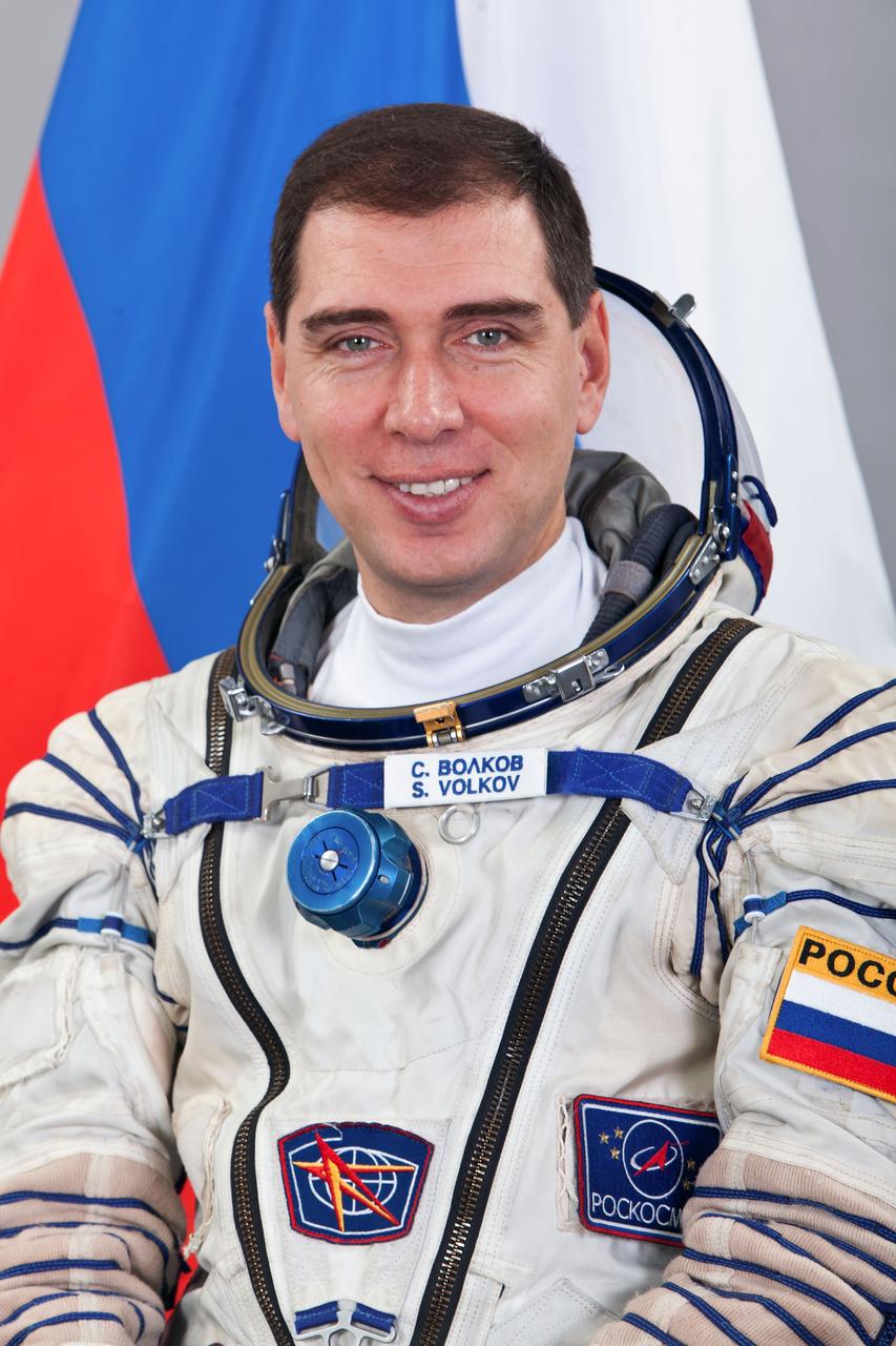 JSC2015E032662 (02/06/2015) --- Official crew photograph of Russian Cosmonaut Sergei Volkov (Roscosmos), Flight Engineer with the International Space Station's Expedition 45. Volkov also serves as the backup for Mikhail Kornienko, Russia's One-Year Crew member. Credit: (Roscosmos/GCTC)