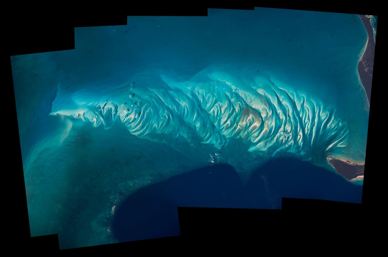 Expedition 47 Earth observation composite created with iss047e051337 - iss047e051343 135A8768 – 135A8774 Bahamas