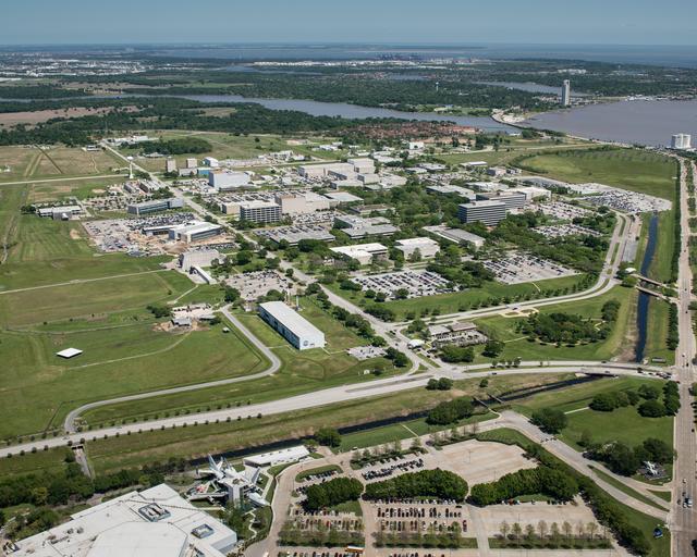NASA image: Aerial photograph of Johnson Space Center