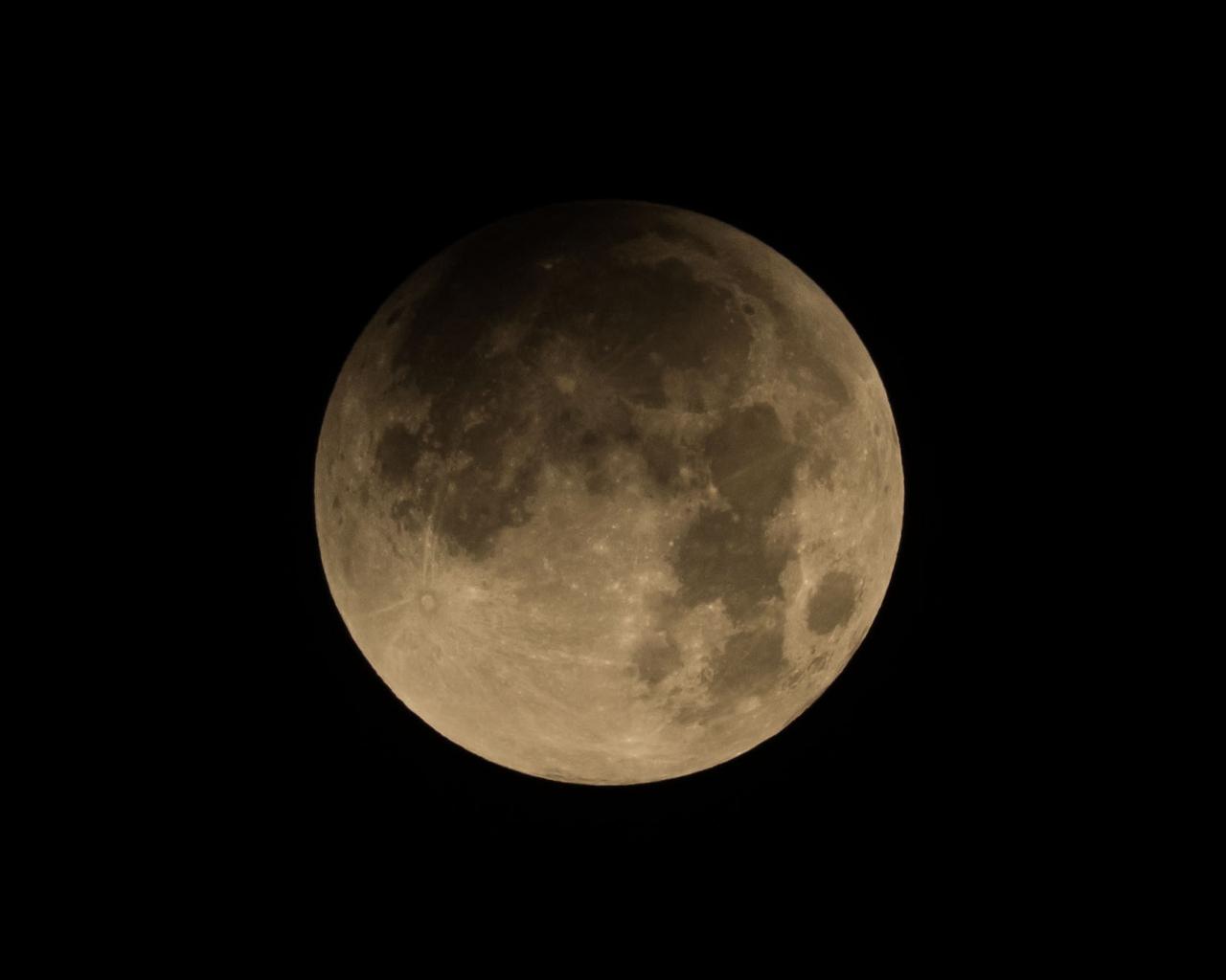jsc2018e003243 (Jan. 31, 2018) --- The lunar eclipse "Blood Moon" was photographed from the Johnson Space Center in Houston, Texas, during the early morning hours of Jan. 31, 2018. Credit: NASA/Robert Markowitz