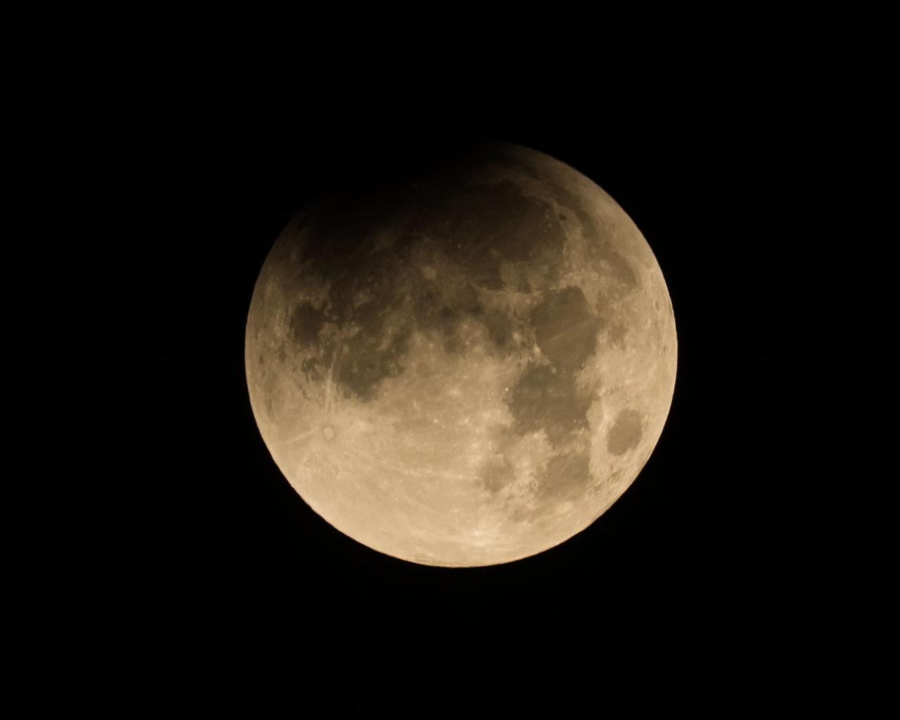 jsc2018e003244 (Jan. 31, 2018) --- The lunar eclipse "Blood Moon" was photographed from the Johnson Space Center in Houston, Texas, during the early morning hours of Jan. 31, 2018. Credit: NASA/Robert Markowitz