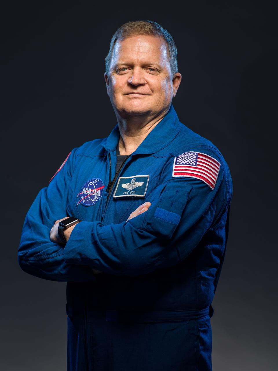 jsc2018e067582_alt (Aug. 1, 2018) --- NASA Astronaut Eric Boe was assigned to the first flight of Boeing’s CST-100 Starliner in August 2018. Editor's note: Boe was replaced by NASA Astronaut E. Michael “Mike” Fincke in January 2019 due to medical reasons; he will replace Fincke as the assistant to the chief for commercial crew in the astronaut office at NASA’s Johnson Space Center.