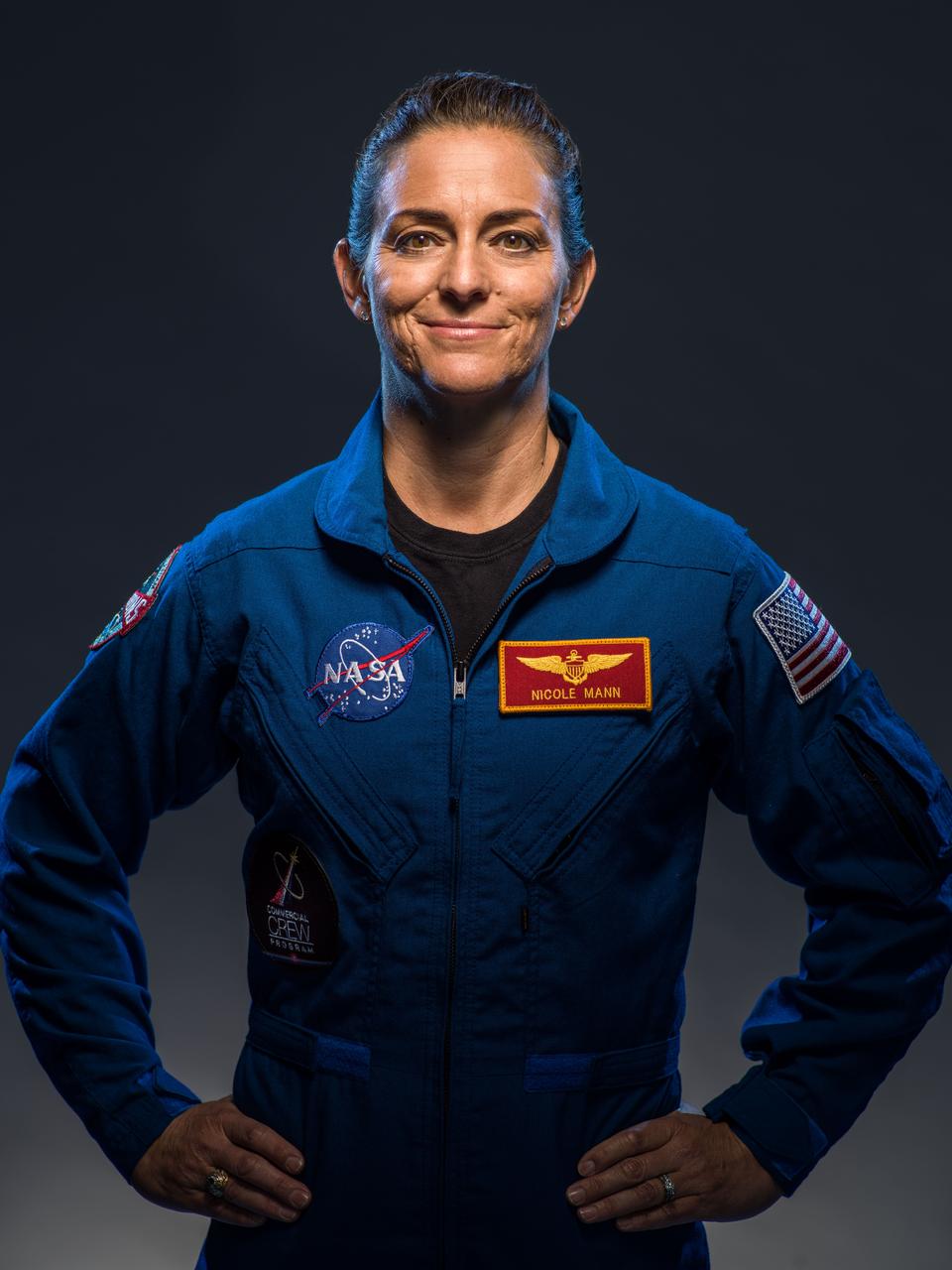 jsc2018e067637_alt (Aug. 1, 2018) --- NASA Astronaut Nicole Mann has been assigned to the first flight of Boeing’s CST-100 Starliner.