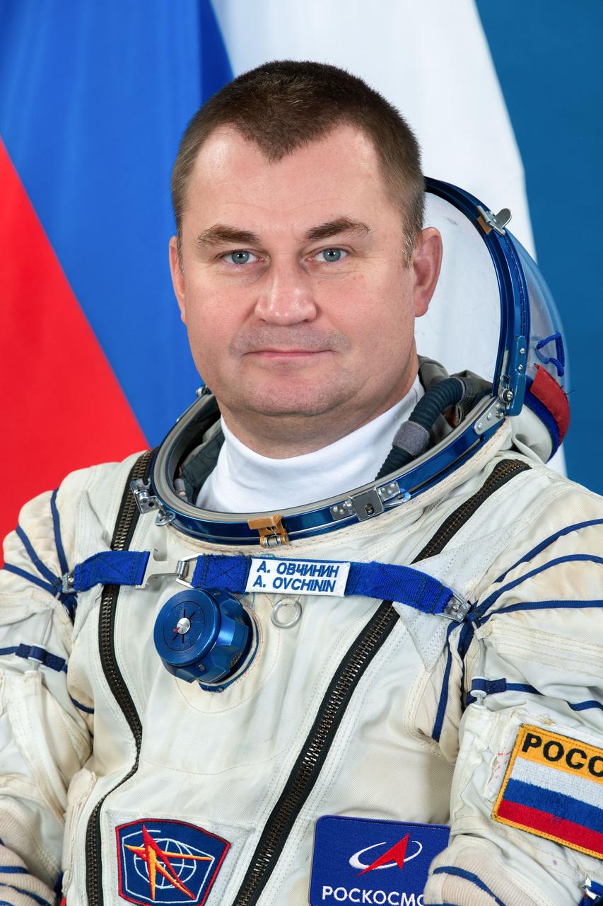 jsc2018e078861 (Nov. 16, 2017) --- Roscosmos cosmonaut and Expedition 57-58 crew member Alexey Ovchinin is pictured in a Sokol launch and entry suit at the Gagarin Cosmonaut Training Center.