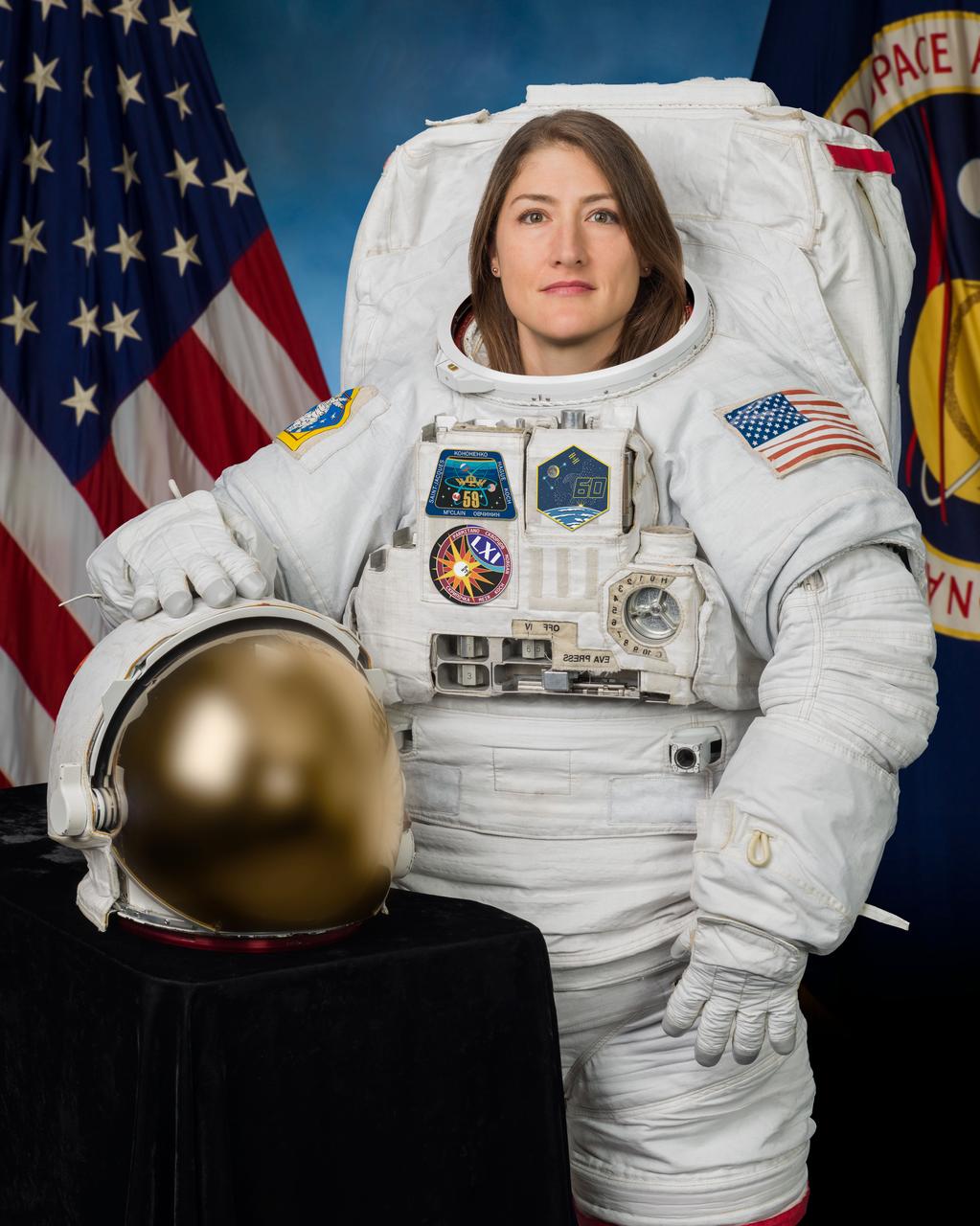 jsc2018e095073 (Dec. 3, 2018) --- Official portrait of NASA astronaut Christina Koch.
