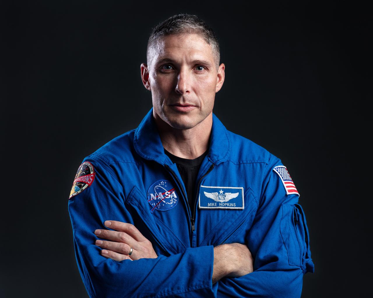 Mike Hopkins - Individual portrait photos of SpaceX Crew Flight Test (Demo-2) crew & backup crews.