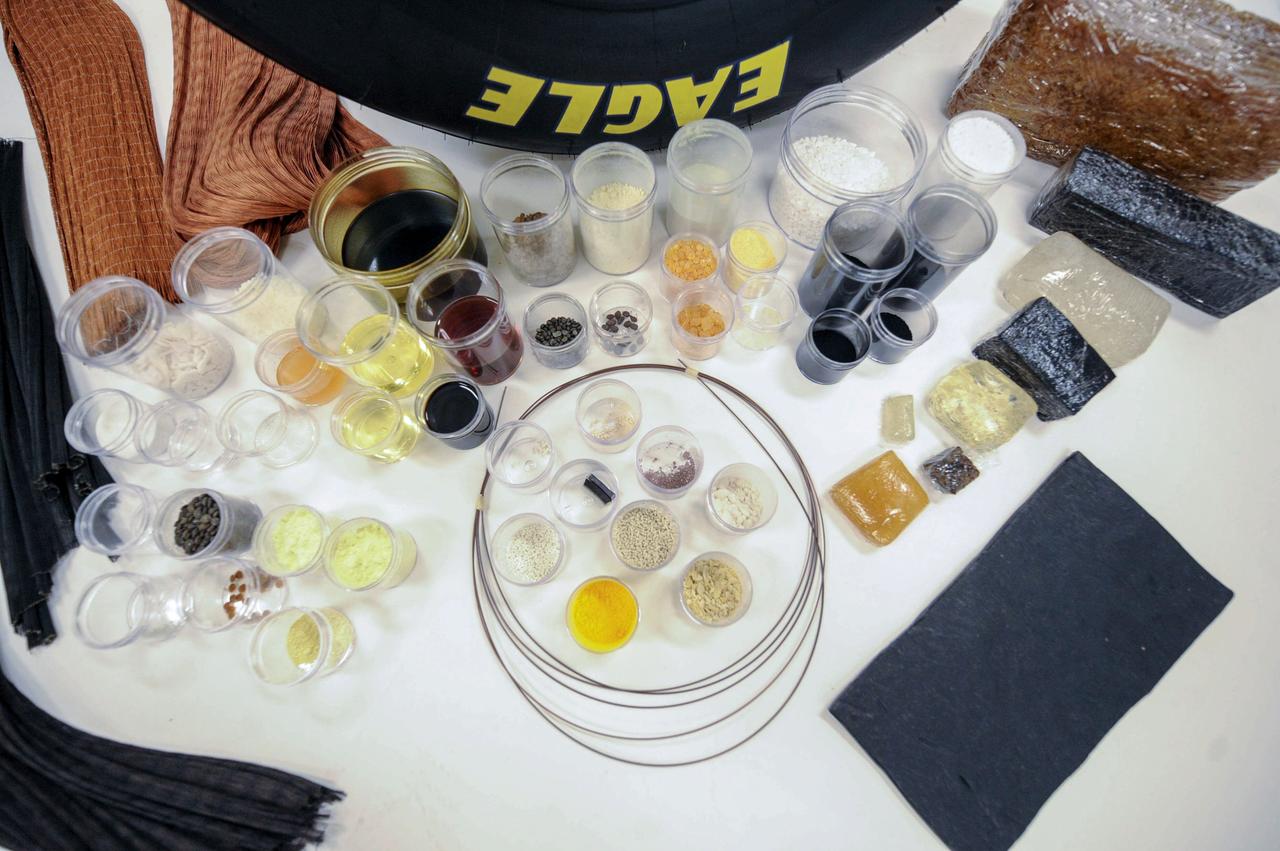 jsc2019e040131 (7/17/2019) --- Tires are comprised of up to 60 different components, ranging from chemicals and fillers to multiple types of rubber and reinforcing cords. The Pushing the Limits of Silica Fillers for Tire Applications (Goodyear Tire) investigation evaluates creation of novel silica forms and structures, or morphologies, using traditional techniques to form silica fillers in microgravity. The space environment may yield results not possible in ground-based environments. Better understanding of silica morphology and the relationship between silica structure and properties may improve the silica design process as well as silica rubber formulation and tire manufacturing and performance on the ground. (Image courtesy of: The Goodyear Tire & Rubber Company)