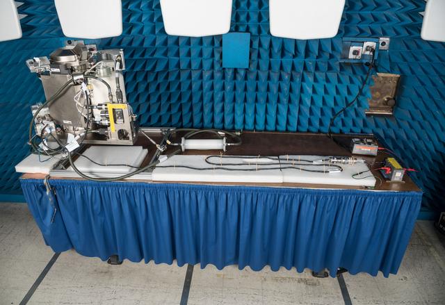 NASA image: ISS Universal Waste Management System, Unit 1 during EMI/EMC Testing