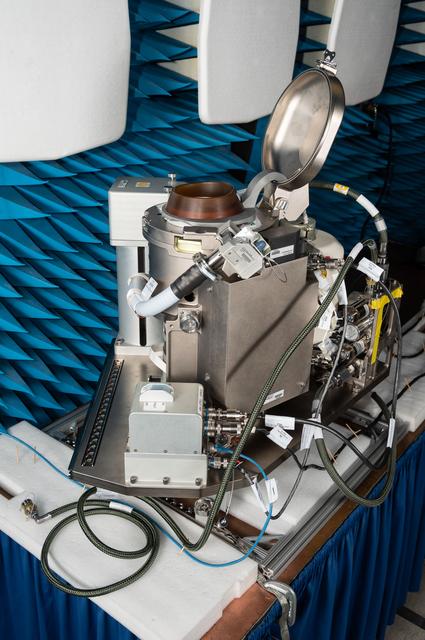 NASA image: ISS Universal Waste Management System, Unit 1 during EMI/EMC Testing