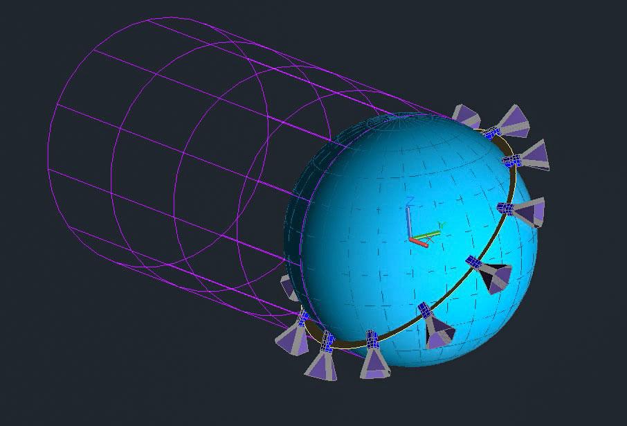 Jsc2020e004943 (2/7/2020) — A computer model showing CryoCube’s orbital orientation. CryoCube demonstrates on-orbit thermal management technology. Such technology has a variety of potential applications, including storing rocket propellants in space, cooling instruments to improve their signal-to-noise ratios, and supporting future cryogenic experiments in microgravity. The small satellite uses a deployable shield to block radiation from the Sun and Earth and an attitude control system to point its experiment into deep space. Image courtesy of : Kennedy Space Center