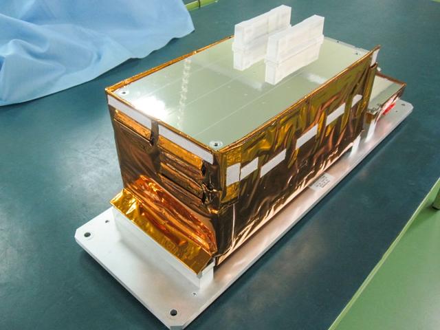 jsc2020e017719 (1/10/2020) --- Preflight imagery of the HTV Wireless LAN Demonstration equipment consisting of the Unpressurized Logistics Carrier (ULC) Hole Mission Assembly and Propulsion Module (PM) Surface Mission Assembly. The ULC Hole Mission Assembly consists of a Data Handling Unit (DHU), including a wireless communication device. Image courtesy of: JAXA