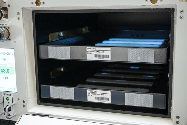 NASA image: Galley Refrigerator-Freezer