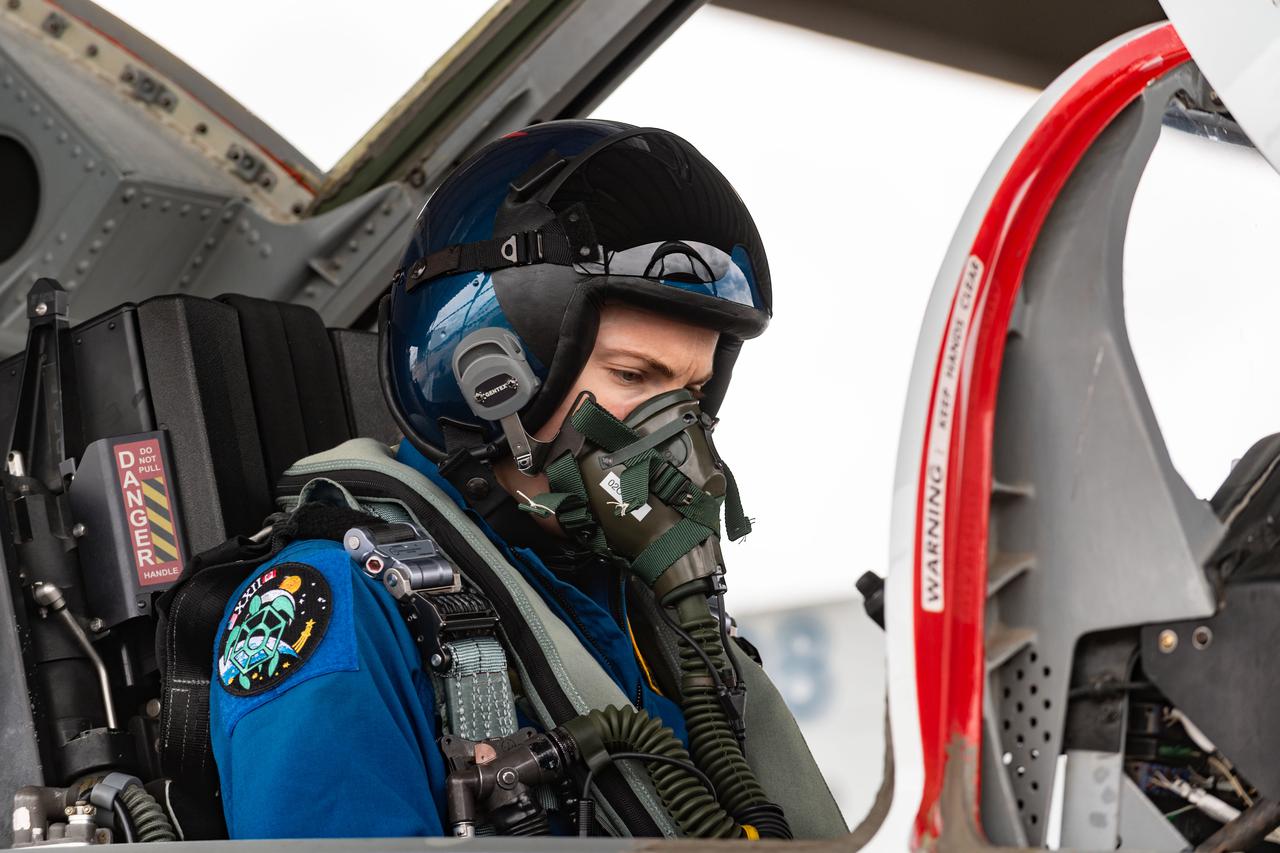 jsc2020e041216 (Sept. 17, 2020) --- NASA astronaut Kayla Barron participates in T-38 preflight training at Ellington Field in Houston, Texas.