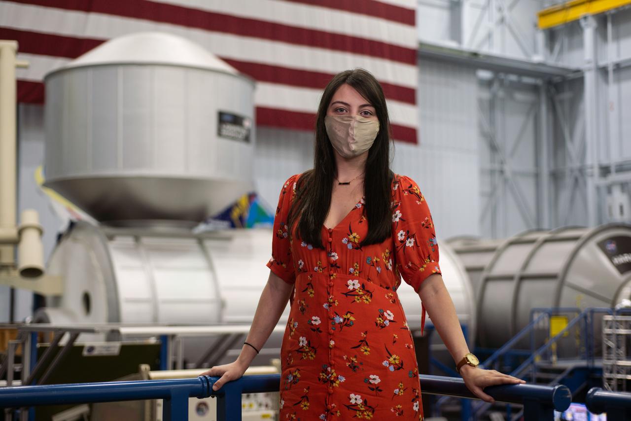 jsc2020e041336 (Sep 21, 2020) - “There are obvious highlights [about my job] and then there are some highlights that I didn’t really see coming. It’s such an honor to be just one person behind the scenes supporting the crewmembers while they’re up in space and focusing on their missions. It’s such an honor to be a part of them accomplishing their mission. The first time I got a call from space was a major highlight. Every call I’ve gotten from space since then has never gotten less exciting. The fact that I am continuously communicating with people who are living and working on the International Space Station — it’s just very surreal, it’s very mind-blowing still to this day even though I’ve been in this role for several years now.  "But one of the highlights that I didn’t necessarily see coming is that a lot of the crewmembers have become mentors to me now. I look up to them for so many different reasons. And we have such a diverse corps that there’s really unlimited wisdom that I can take from listening to each crewmember’s story and from working with each crewmember. They show so much humility and perseverance. Hearing stories about their failures and their successes, watching them problem-solve and even problem-solving with them, has made me grow to be the kind of individual that I think I always wanted to become. I just never knew that I would have the opportunity to have these kinds of mentors to actually help me become that person.”  — Stephanie Fernandez, Social Media and Outreach Specialist for the Astronaut Office, Johnson Space Center  Image Credit: NASA / James Blair Interviewer: NASA / Thalia Patrinos