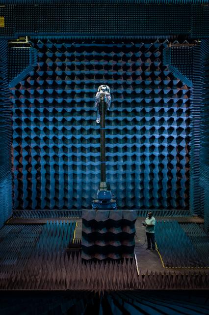 NASA image: xEMU Antenna Testing in JSC's Anechoic Chamber