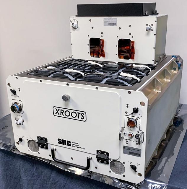jsc2021e037285 (2/12/2021) --- A preflight view of the XROOTS hardware. The eXposed Root On-Orbit Test System (XROOTS) investigation uses hydroponic and aeroponic techniques to grow plants without soil or other growth media. Video and still images enable evaluation of multiple independent growth chambers for the entire plant life cycle from seed germination through maturity. Results could identify suitable methods to produce crops on a larger scale for future space missions.