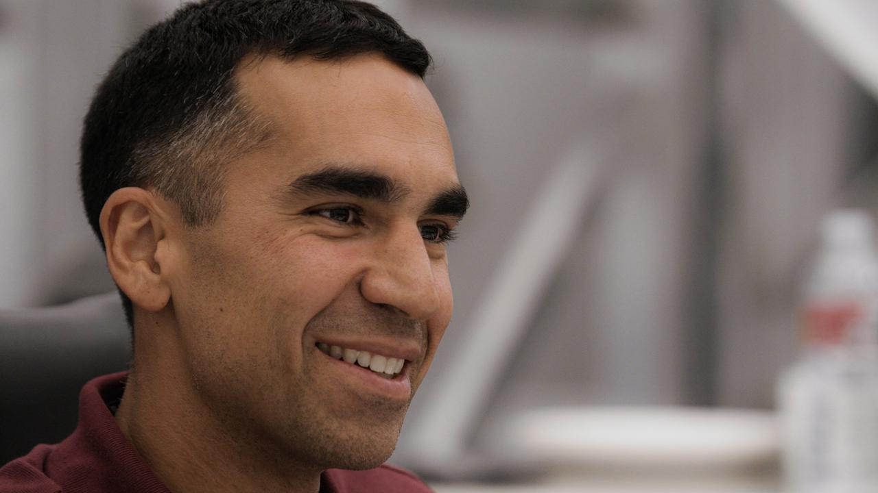 jsc2021e038363 (June 28, 2021) --- NASA astronaut and SpaceX Crew-3 Commander Raja Chari is pictured during preflight training at SpaceX headquarters in Hawthorne, California. Credit: SpaceX
