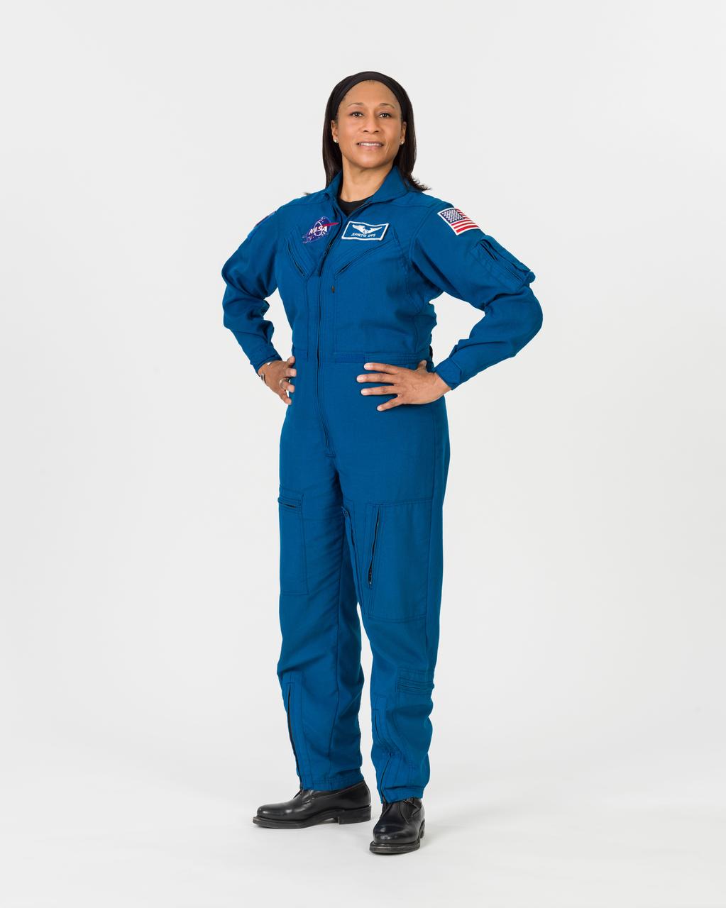 jsc2022e007982_alt (Feb. 14, 2022) --- NASA astronaut and SpaceX Crew-8 Mission Specialist Jeanette Epps poses for a portrait at NASA's Johnson Space Center in Houston, Texas.
