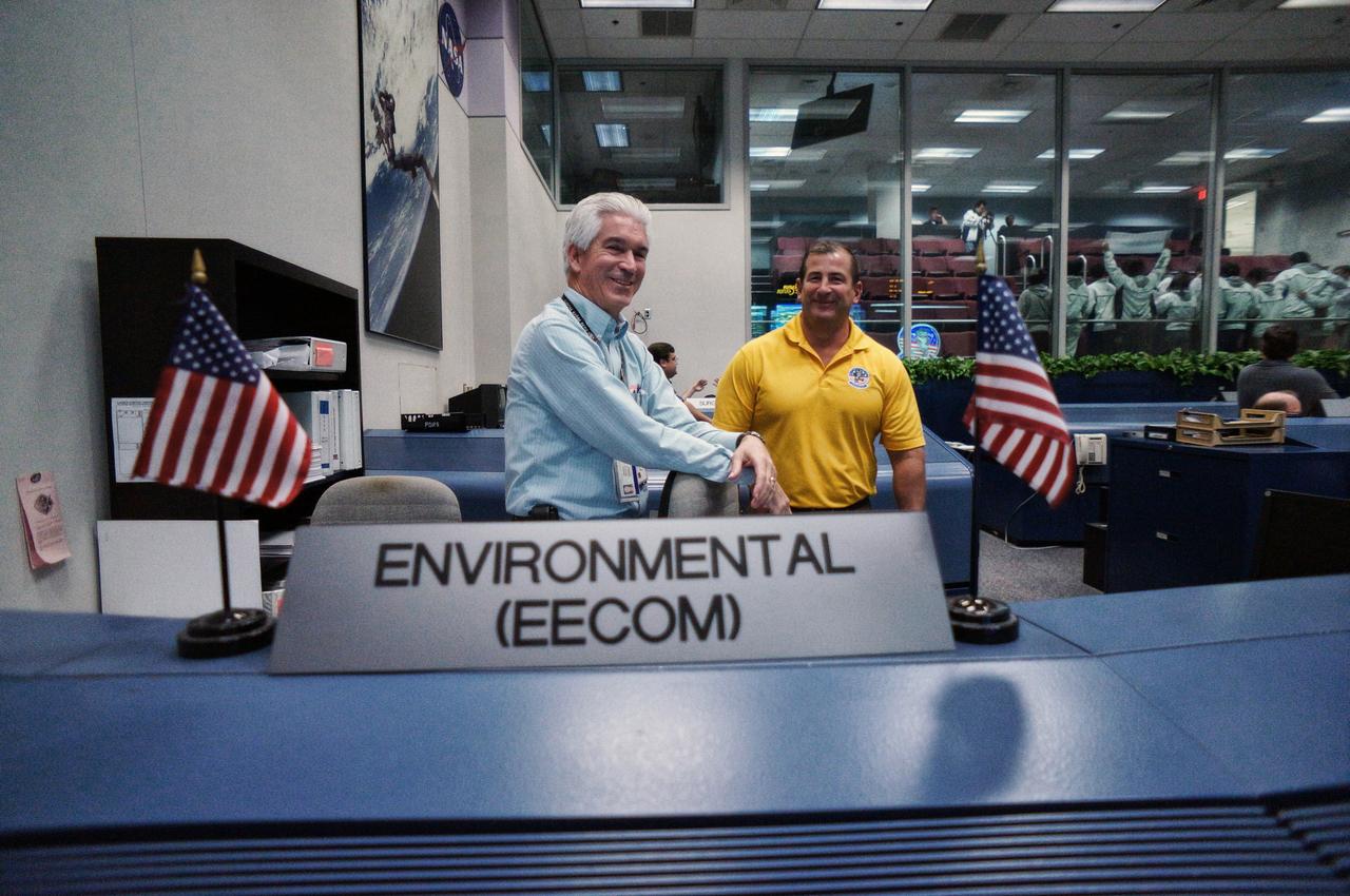 Orion teams complete a connectivity test in preparation for Exploration Flight Test-1 (EFT-1) in the Mission Control Center at Johnson Space Center in Houston on Jan. 30, 2011. Part of Batch image transfer from Flickr.