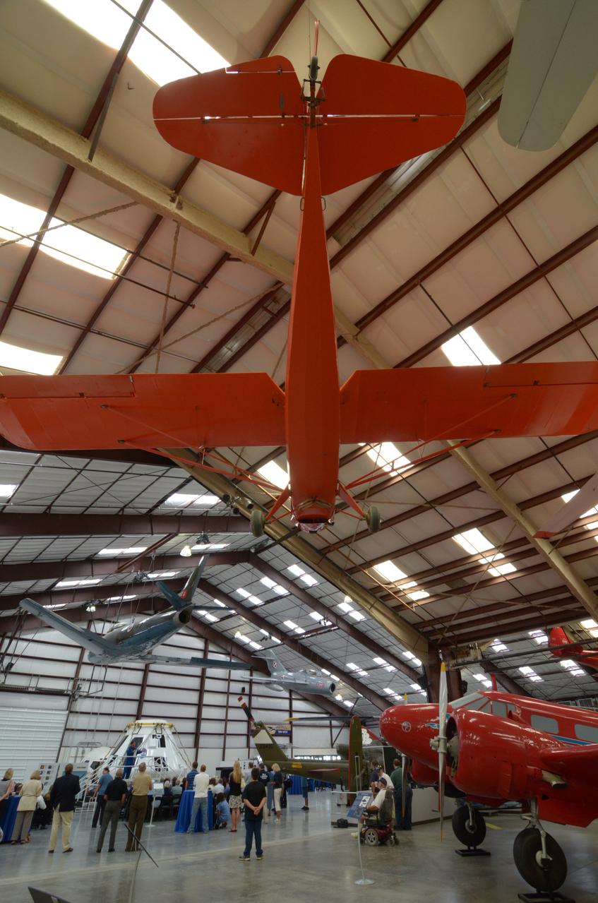 The Orion crew module flown on NASA’s Pad Abort-1 (PA-1) flight test is shown on display and NASA Astronaut Nicholas Patrick speaks at an event at the Pima Air and Space Museum in Tucson, Arizona, on June 16, 2011.   Part of Batch image transfer from Flickr.