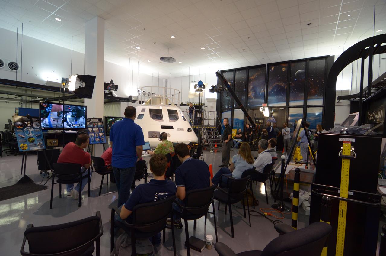 Engineers evaluate early space suit designs in an Orion mockup at Lockheed Martin’s Exploration Development Lab (EDL) in Houston on July 1, 2011.  Part of Batch image transfer from Flickr.