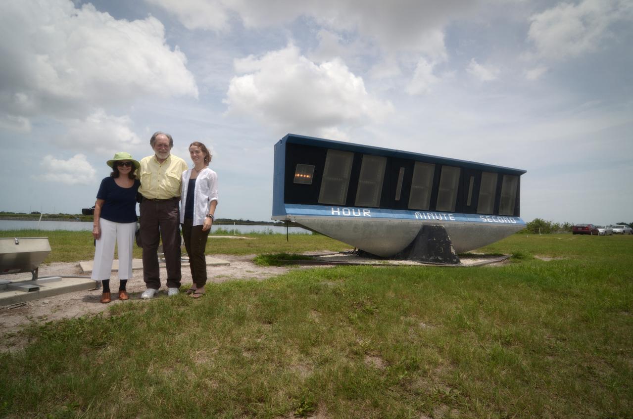 The Orion crew module flown on NASA’s Pad Abort-1 (PA-1) flight test is shown on display at an event at Kennedy Space Center in Florida on July 9, 2011 before moving into the Operations &amp; Checkout (O&amp;C) Building.  Part of Batch image transfer from Flickr.