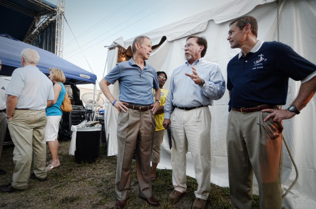 NASA’s "Salute Our Space Shuttle: Foundation for Our Future" celebration takes place at Johnson Space Center in Houston on Aug. 27, 2011. The celebration was held to mark the end of the Space Shuttle program and to say thank you to its thousands of workers. Part of Batch image transfer from Flickr.
