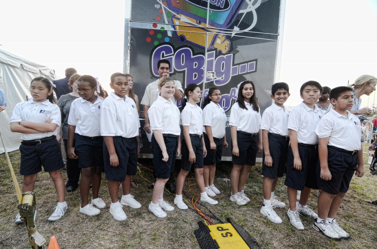 NASA’s "Salute Our Space Shuttle: Foundation for Our Future" celebration takes place at Johnson Space Center in Houston on Aug. 27, 2011. The celebration was held to mark the end of the Space Shuttle program and to say thank you to its thousands of workers. Part of Batch image transfer from Flickr.