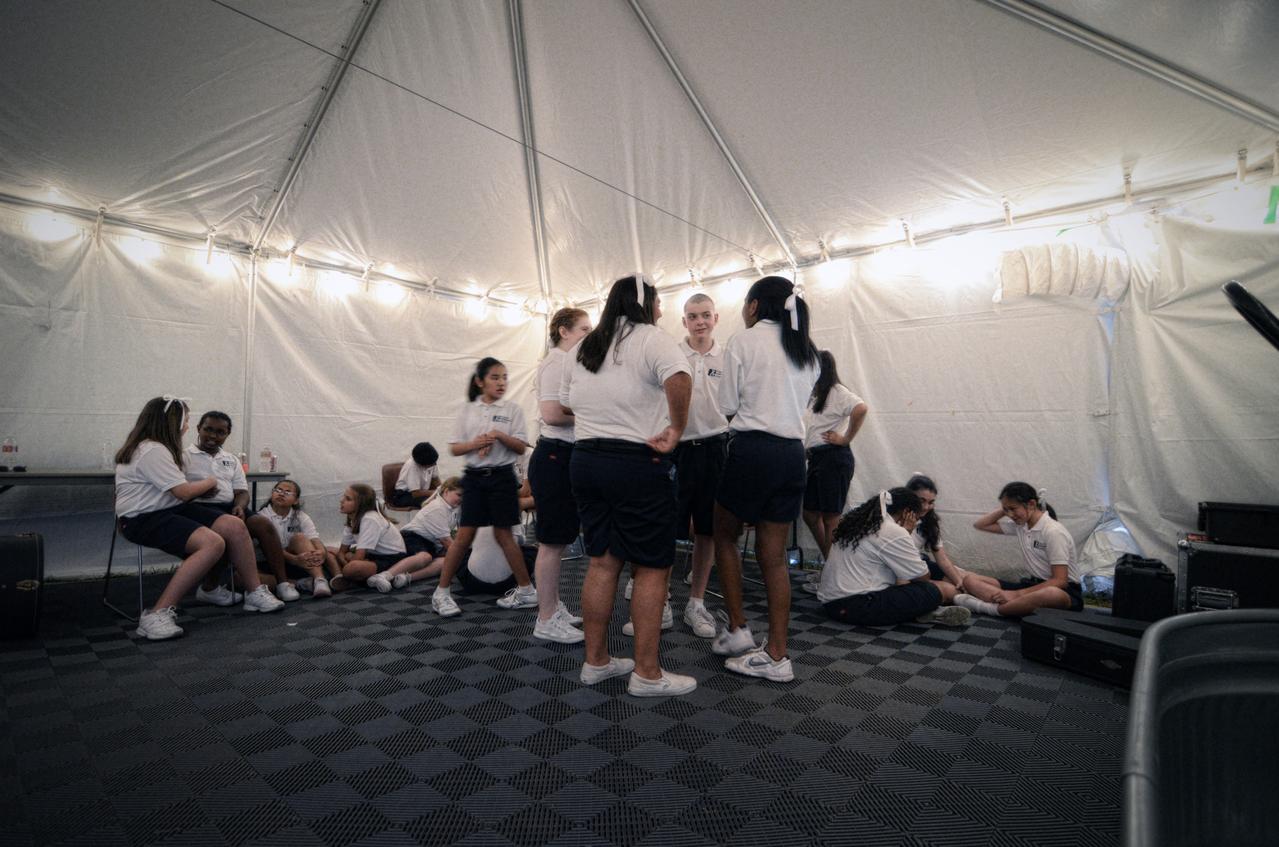 NASA’s "Salute Our Space Shuttle: Foundation for Our Future" celebration takes place at Johnson Space Center in Houston on Aug. 27, 2011. The celebration was held to mark the end of the Space Shuttle program and to say thank you to its thousands of workers. Part of Batch image transfer from Flickr.