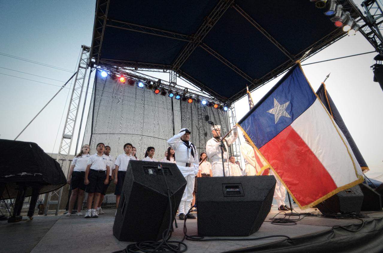 NASA’s "Salute Our Space Shuttle: Foundation for Our Future" celebration takes place at Johnson Space Center in Houston on Aug. 27, 2011. The celebration was held to mark the end of the Space Shuttle program and to say thank you to its thousands of workers. Part of Batch image transfer from Flickr.