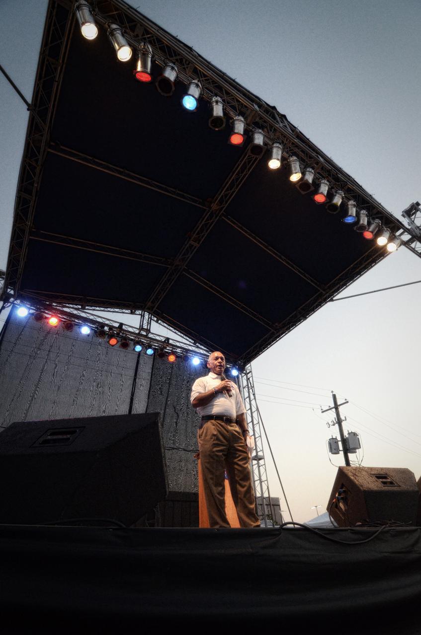 NASA’s "Salute Our Space Shuttle: Foundation for Our Future" celebration takes place at Johnson Space Center in Houston on Aug. 27, 2011. The celebration was held to mark the end of the Space Shuttle program and to say thank you to its thousands of workers. Part of Batch image transfer from Flickr.