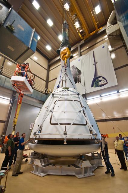 NASA image: LAS Ogive Panel Installation, Orion