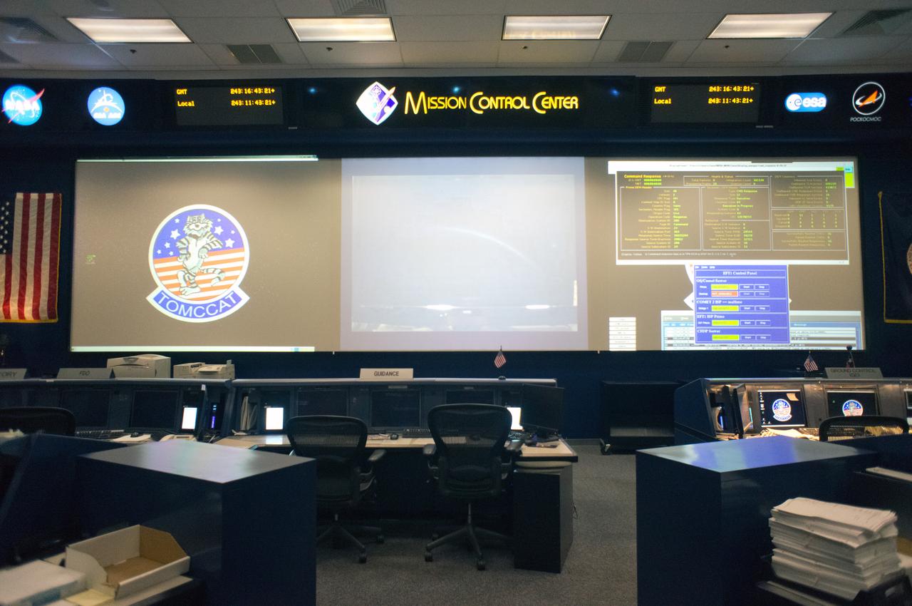 The Orion avionics team participates in a successful End to End 02 test between Mission Control Center (MCC) Houston and the Communications and Tracking Integrated Lab in Denver on Oct. 16, 2011. The team successfully flowed telemetry over RF link to the MCC, sent the first encrypted command from MCC to Orion, demonstrated full end to end video link capability, and downlinked test video file in a file transfer. Part of Batch image transfer from Flickr. 