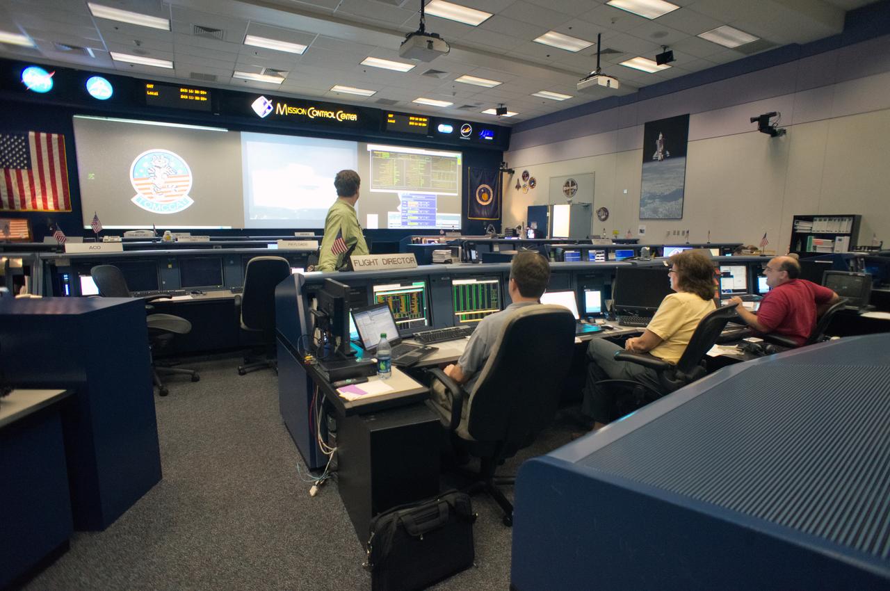 The Orion avionics team participates in a successful End to End 02 test between Mission Control Center (MCC) Houston and the Communications and Tracking Integrated Lab in Denver on Oct. 16, 2011. The team successfully flowed telemetry over RF link to the MCC, sent the first encrypted command from MCC to Orion, demonstrated full end to end video link capability, and downlinked test video file in a file transfer. Part of Batch image transfer from Flickr. 