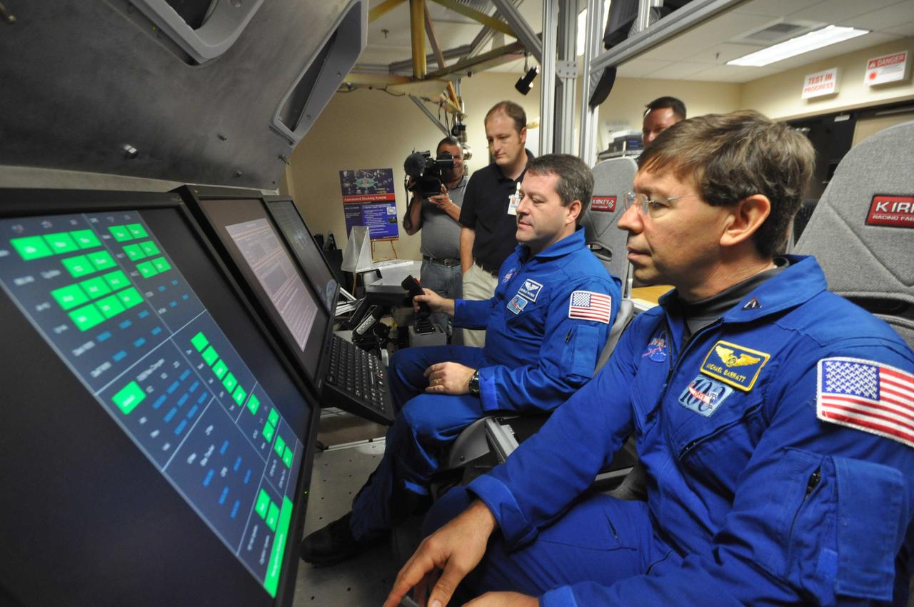 Orion Media Day takes place at Lockheed Martin’s Waterton facility in Littleton, Colorado on Oct. 21, 2011. Astronauts Michael Barratt and Nicholas Patrick are visible. Part of Batch image transfer from Flickr. 