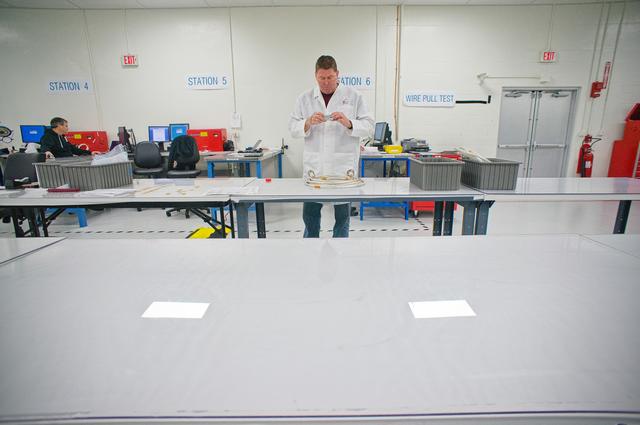 NASA image: Harness assembly for the EFT-1 vehicle