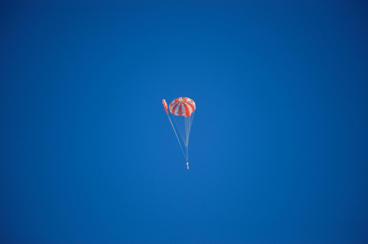 An Orion parachute development test takes place at U.S. Army Yuma Proving Ground in Yuma, Arizona, on April 17, 2012. Part of Batch image transfer from Flickr.