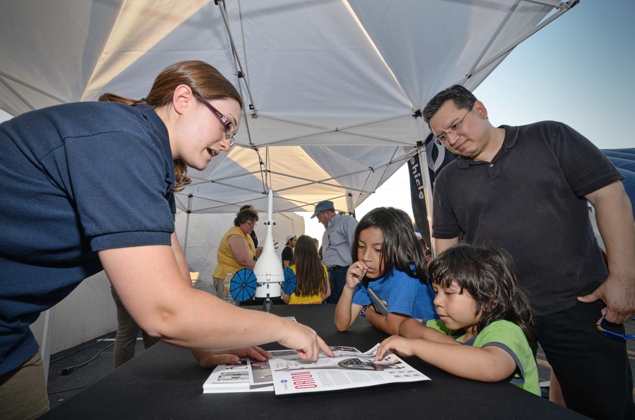The Orion mockup used for the Post-landing Orion Recovery Test (PORT) is shown on display at event at Space Center Houston on June 1, 2012. Part of Batch image transfer from Flickr. 