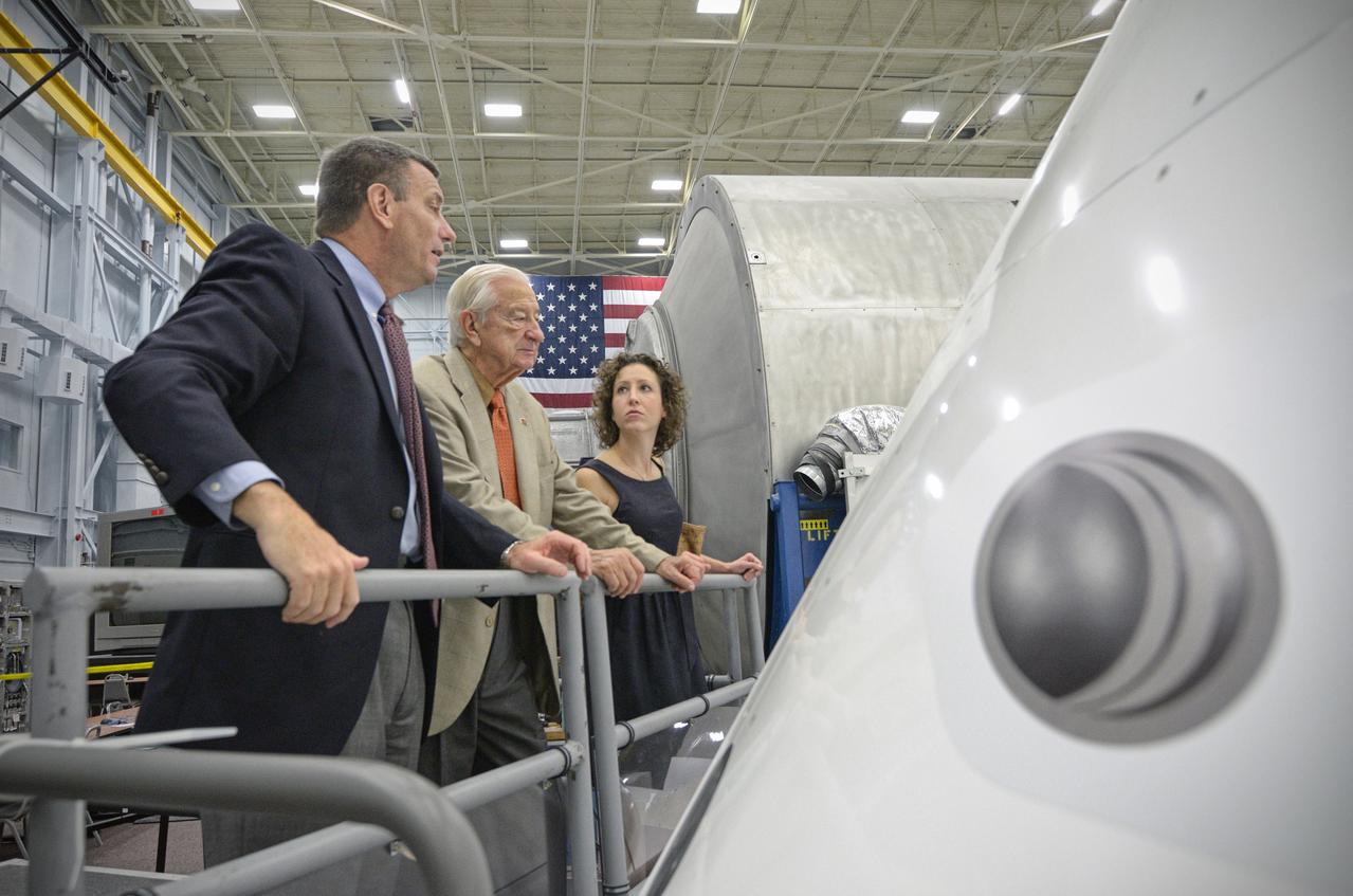State congressional delegations visit the Orion mockup in the Space Vehicle Mockup Facility in Building 9 of Johnson Space Center in Houston on June 22, 2012. Part of Batch image transfer from Flickr. 