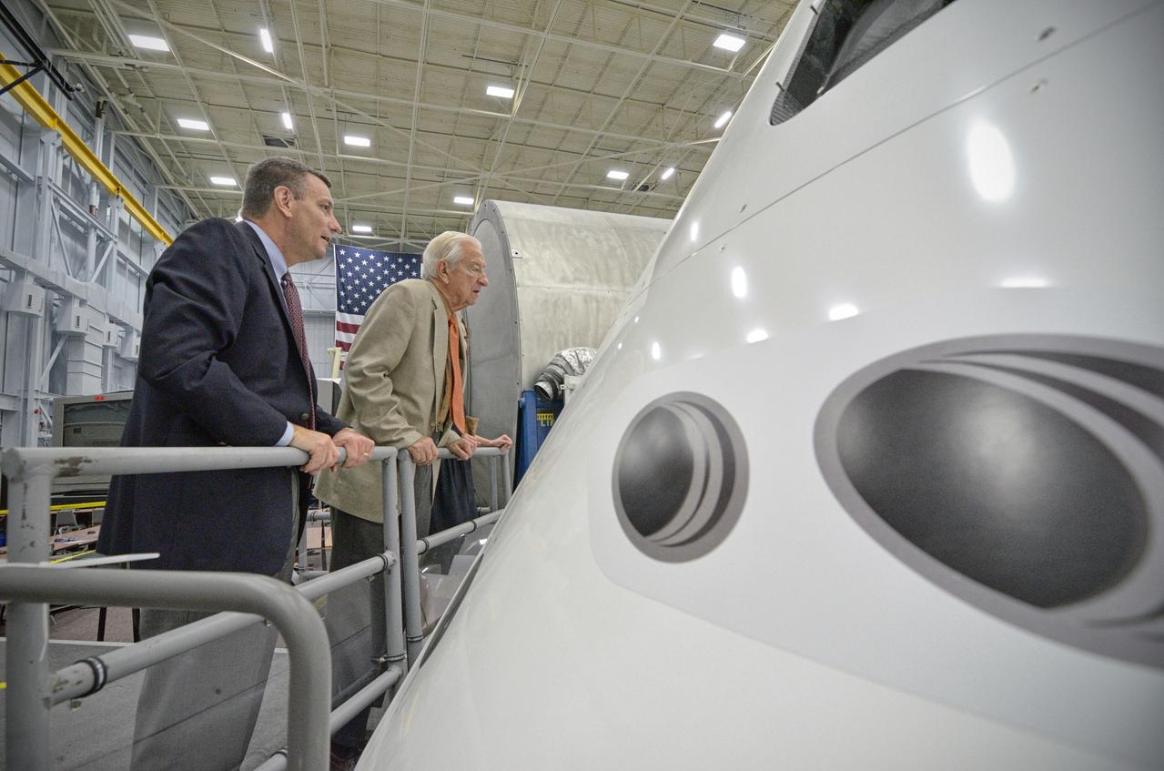 State congressional delegations visit the Orion mockup in the Space Vehicle Mockup Facility in Building 9 of Johnson Space Center in Houston on June 22, 2012. Part of Batch image transfer from Flickr. 