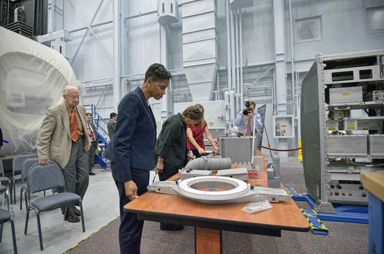 State congressional delegations visit the Orion mockup in the Space Vehicle Mockup Facility in Building 9 of Johnson Space Center in Houston on June 22, 2012. Part of Batch image transfer from Flickr. 